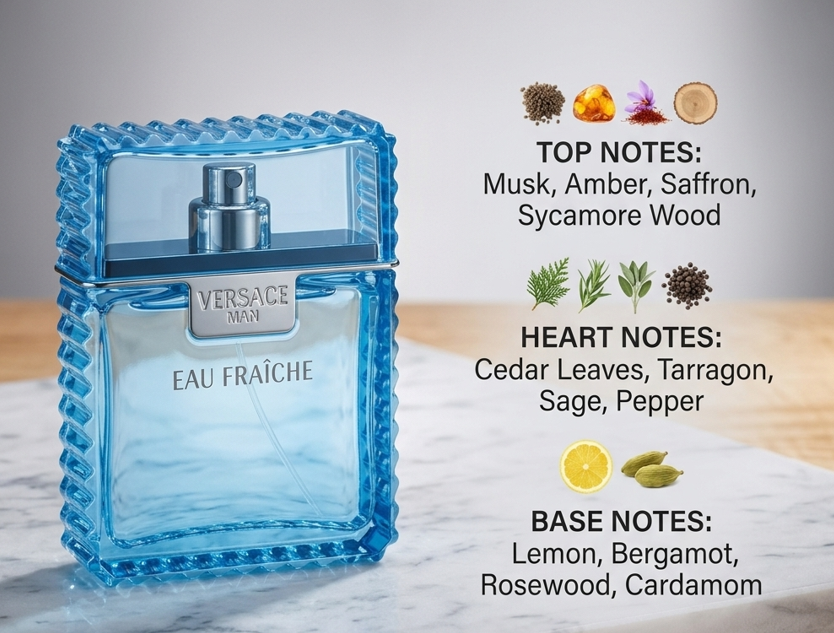 Versace Man Eau Fraiche Eau de Toilette Spray 30ml