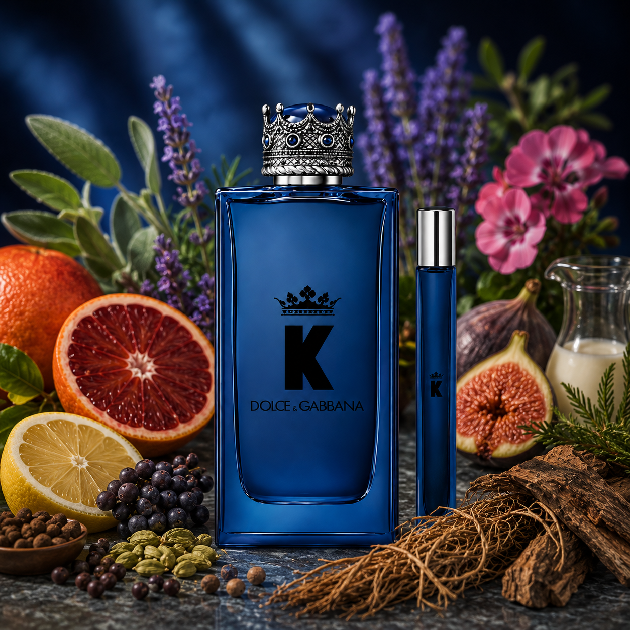 D&G K EDP-S 200ML + TRAVEL SPRAY EDP-S 10ML