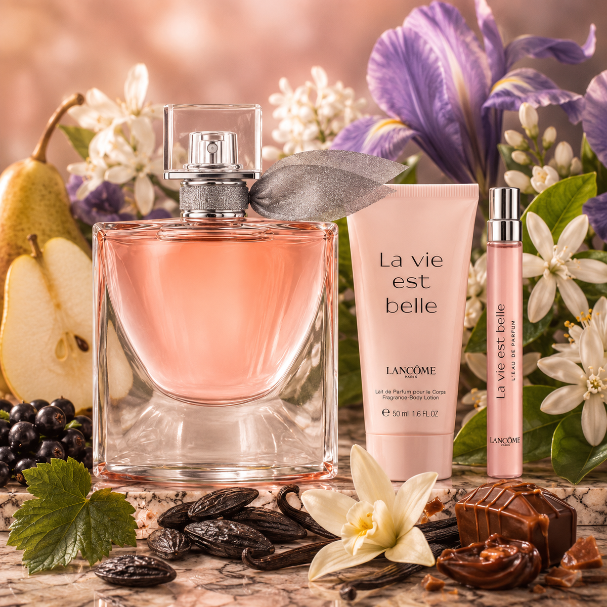 Lancome La vie est Belle Gift Set EDP 50ml + 10ml + Lotion