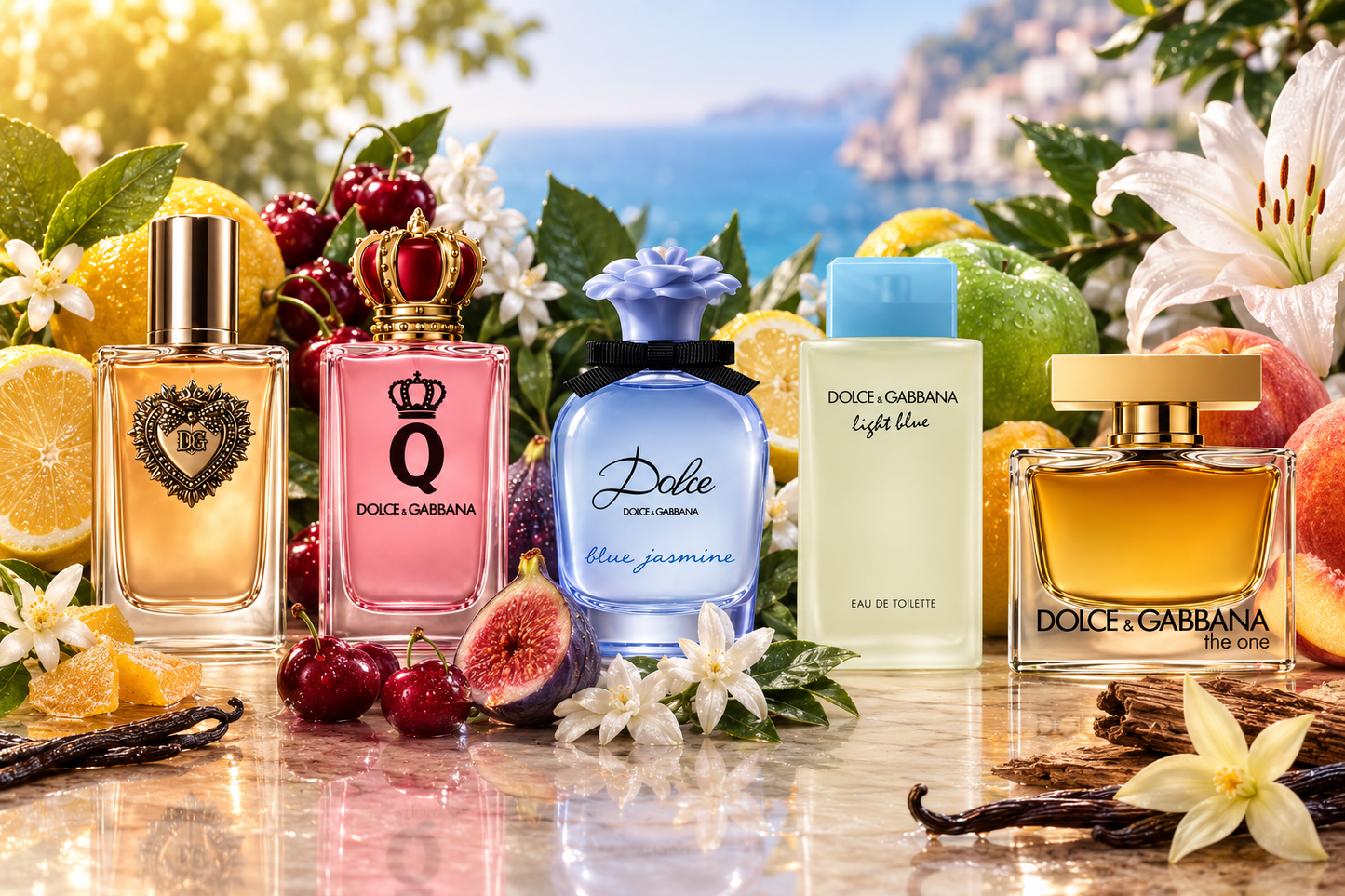 Dolce & Gabbana Women's Mini Set 4 x 5ml – Devotion, Q & Blue Jasmine