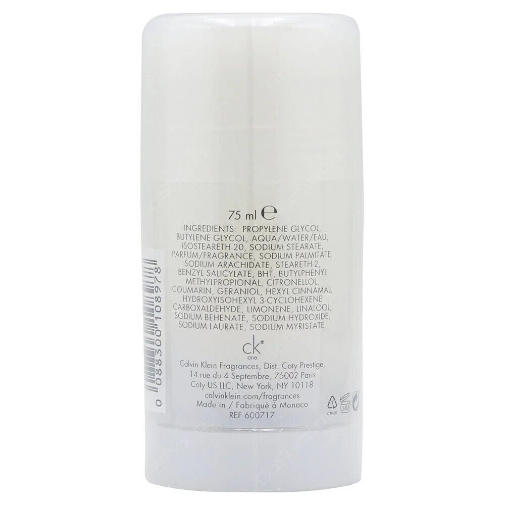 Calvin Klein CK One Deodorant Stick 75g