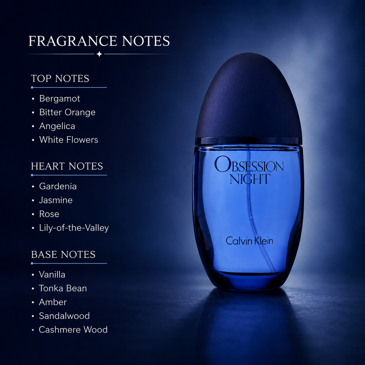 Calvin Klein Obsession Night Eau de Parfum Spray 100ml