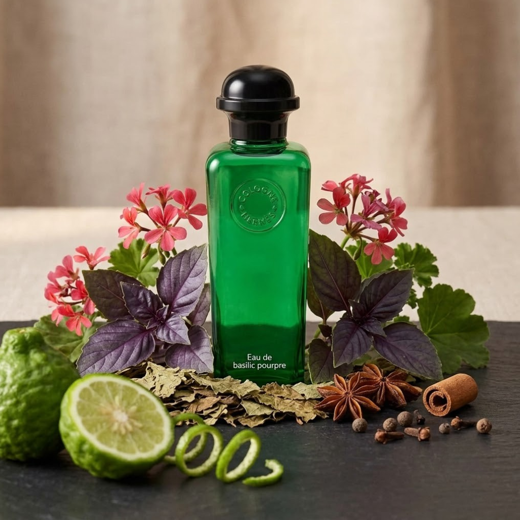 Hermès Eau de Basilic Pourpre Eau de Cologne Spray 100ml for Men and Women