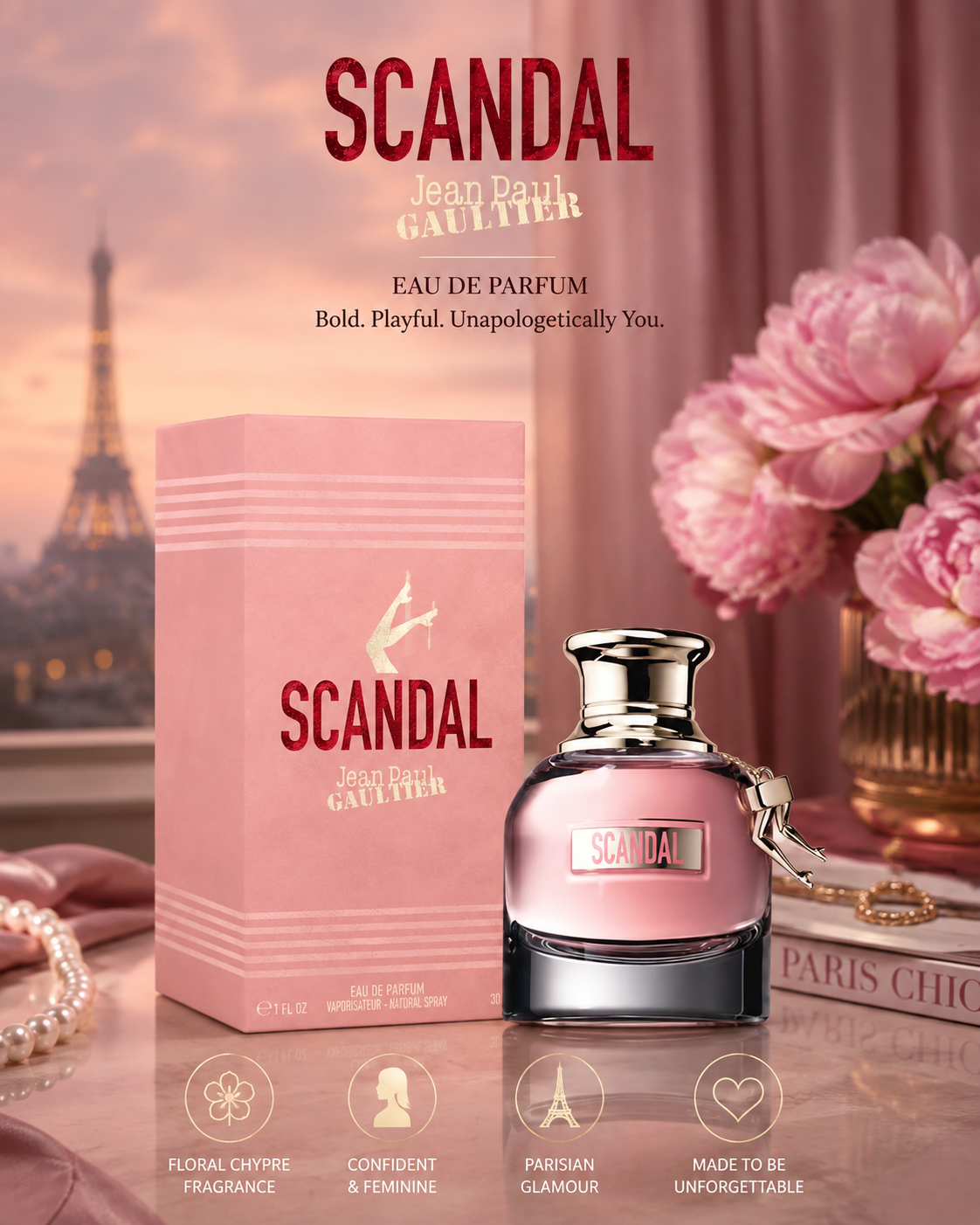 Jean Paul Gaultier Scandal Eau de Parfum Spray 30ml for Women