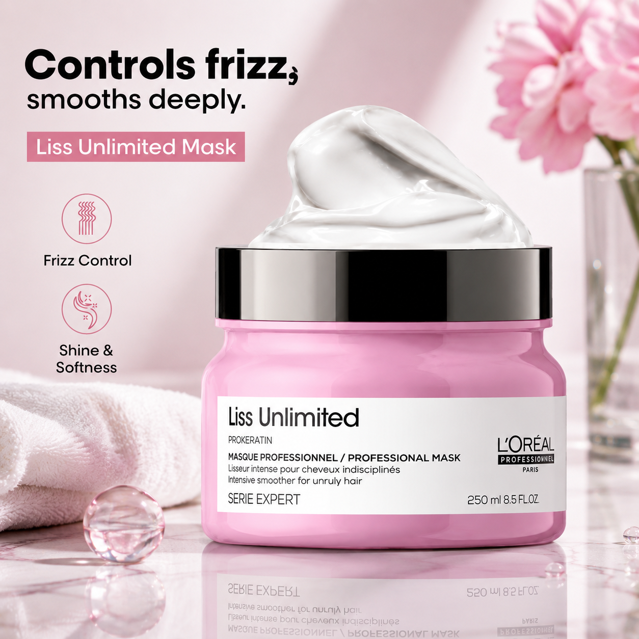 L'Oréal Professionnel Serie Expert Liss Unlimited Mask 250ml