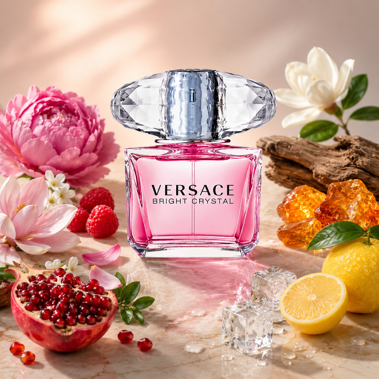 Versace Bright Crystal Absolu For Women Eau De Parfum 4pcs set