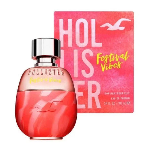 Hollister Festival Vibes For Her Eau de Parfum Spray 100ml for Women