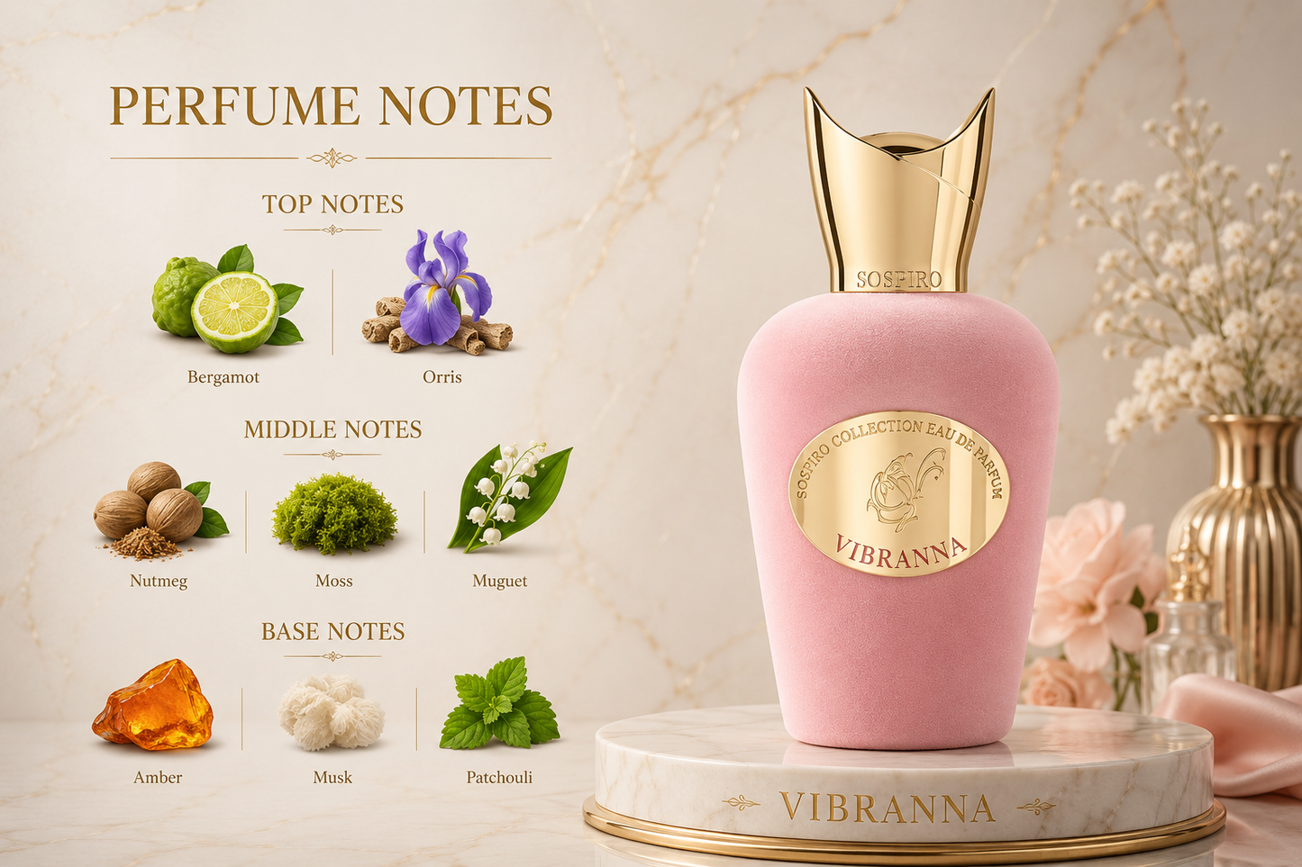 Sospiro Vibranna Eau de Parfum 100ml Spray