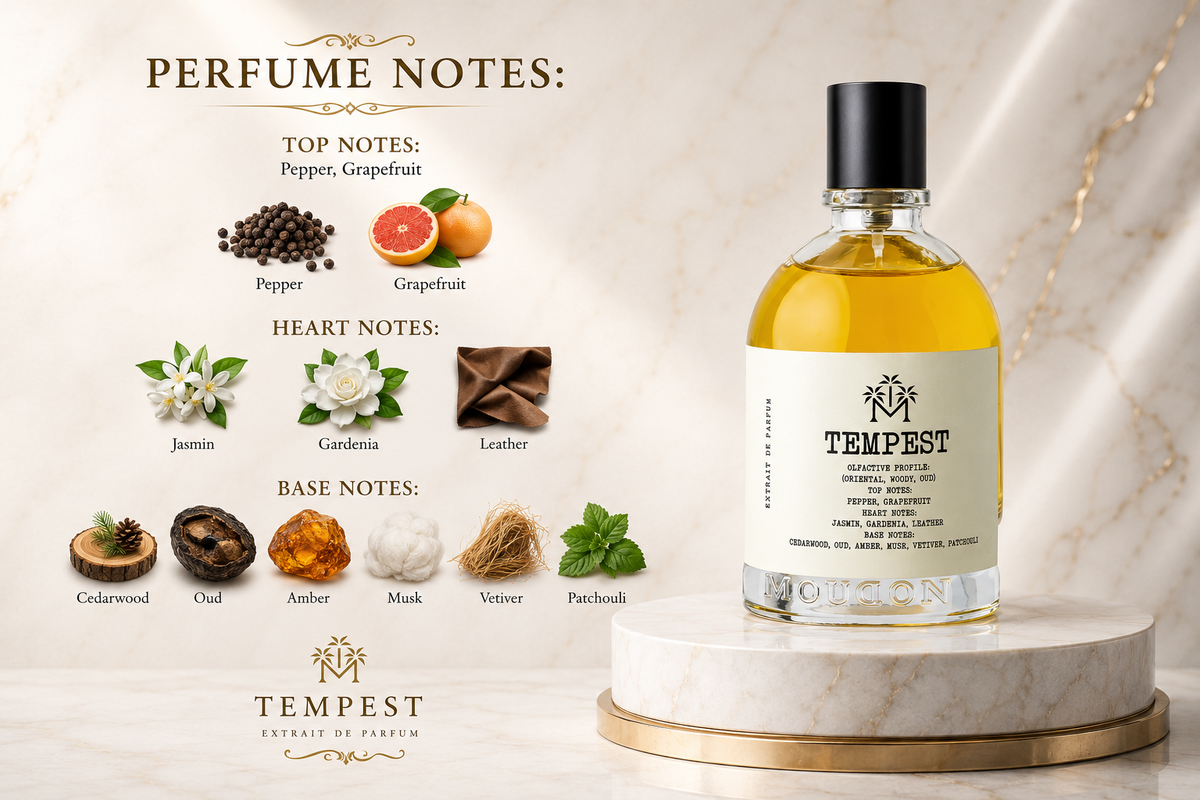 Moudon Tempest Extrait de Parfum 100ml – Bold, Smoky & Unforgettable