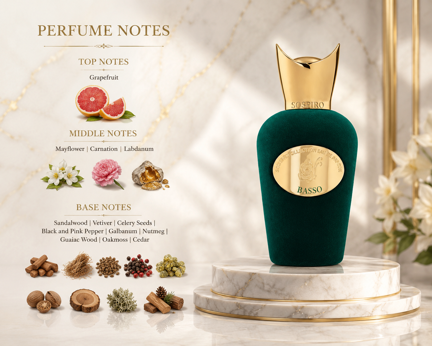 Sospiro Basso Eau de Parfum 100ml