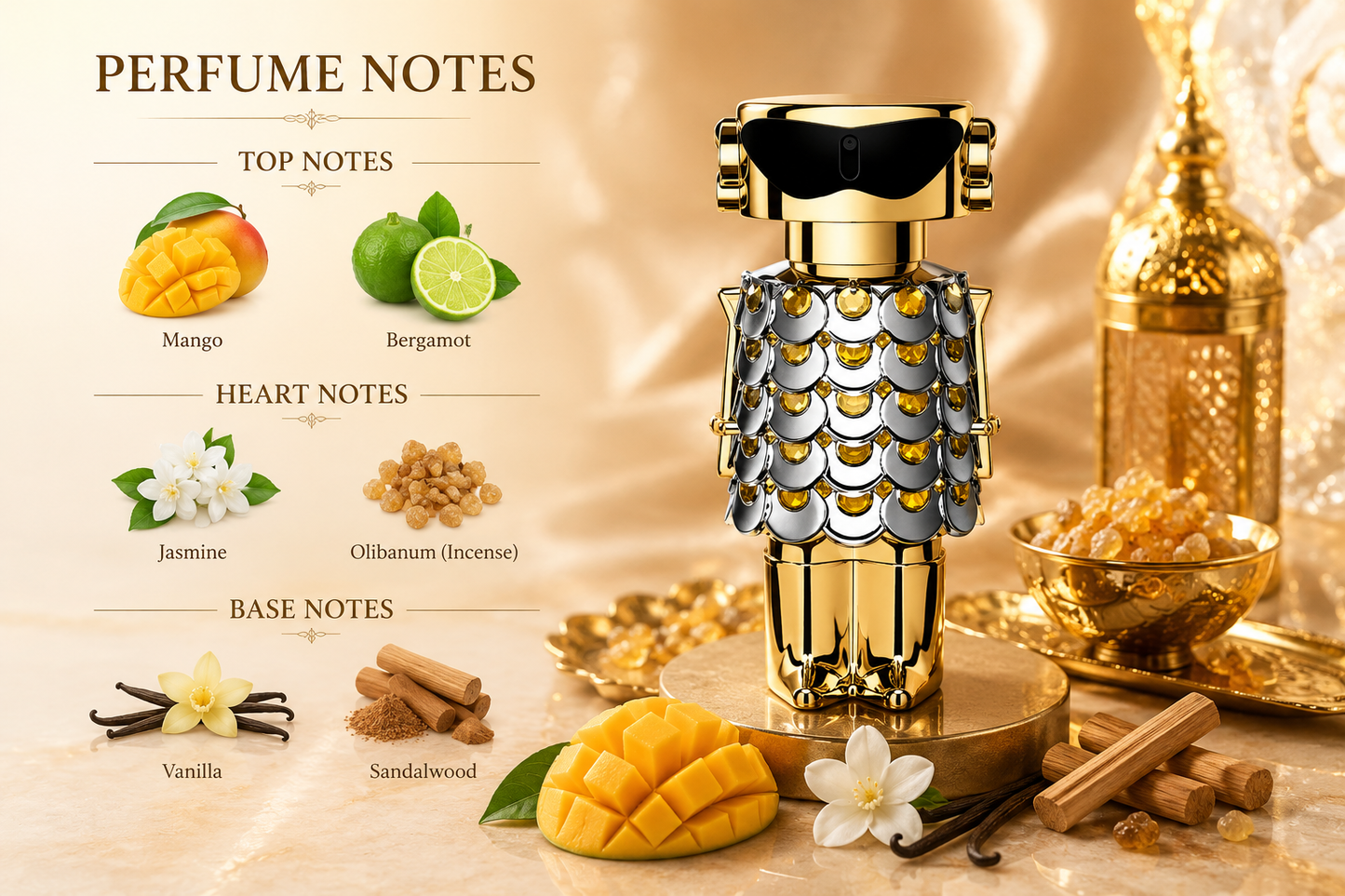 Paco Rabanne Fame Eau de Parfum Spray 80ml for Women | Fruity Floral Luxury Perfume