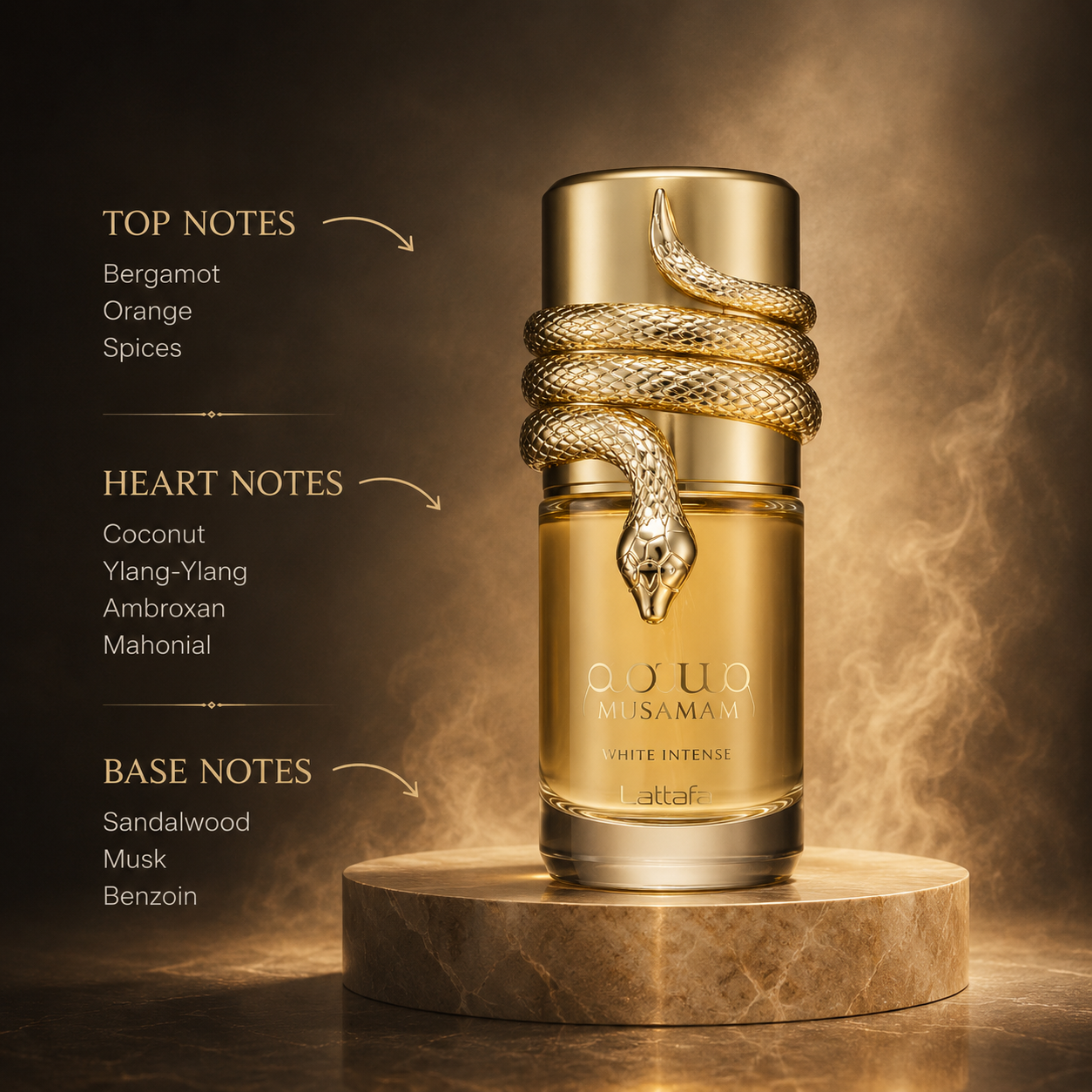Lattafa MUSAMAM WHITE INTENSE 100ML EDP
