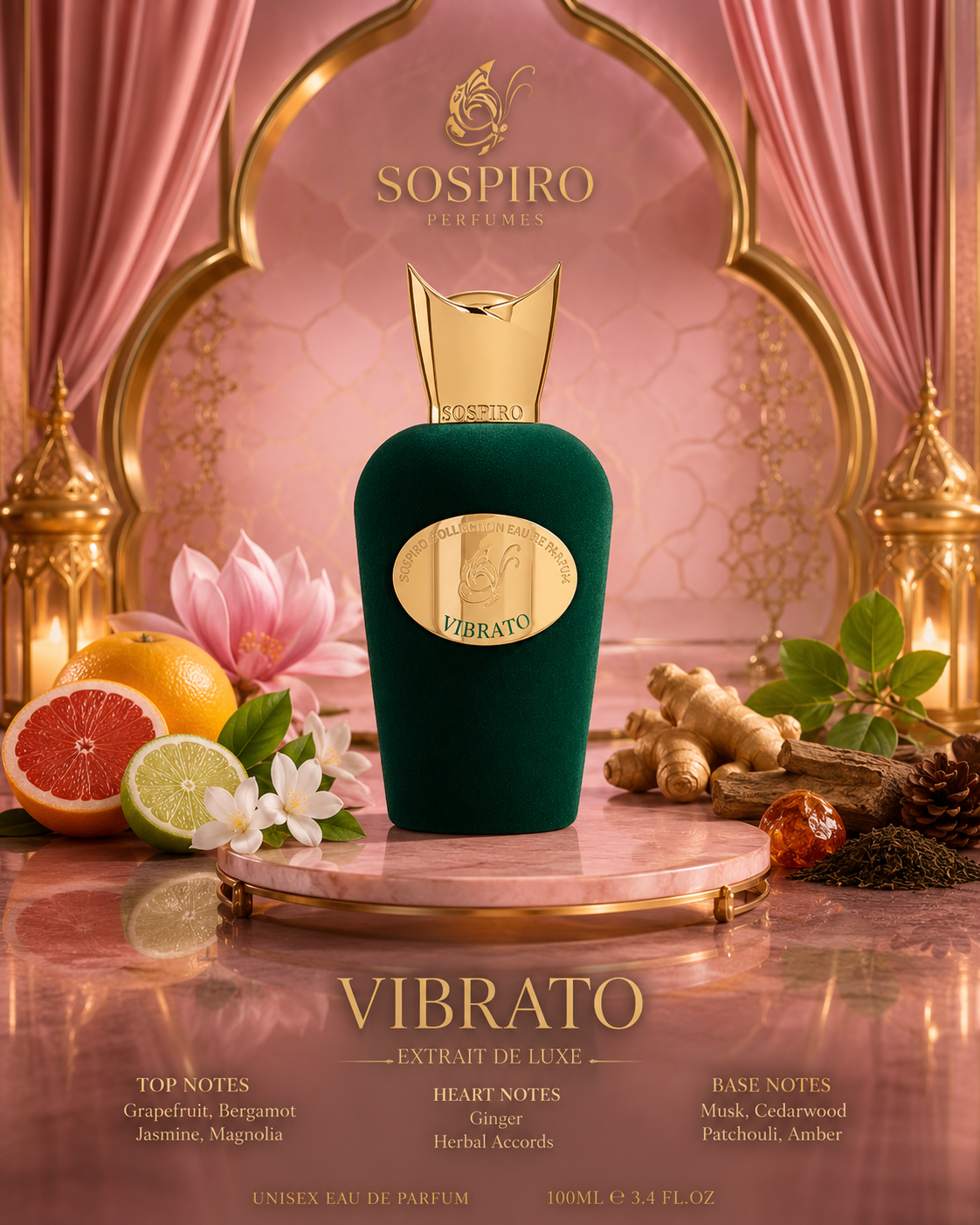Sospiro Vibrato Unisex Eau de Parfum 100ml