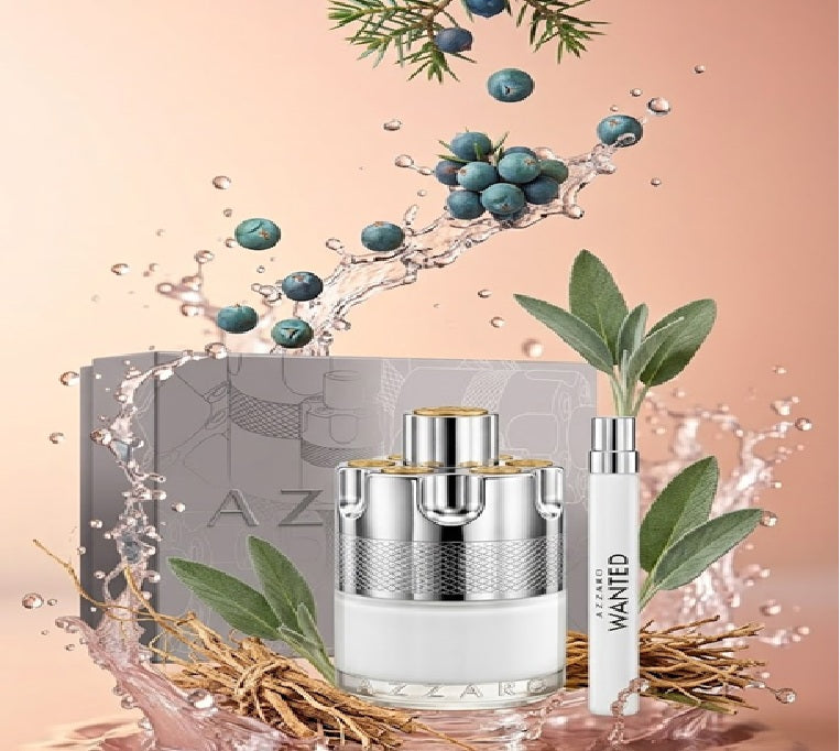 Azzaro Wanted Eau de Parfum Spray 100ml &amp; 10ml Travel Spray Set