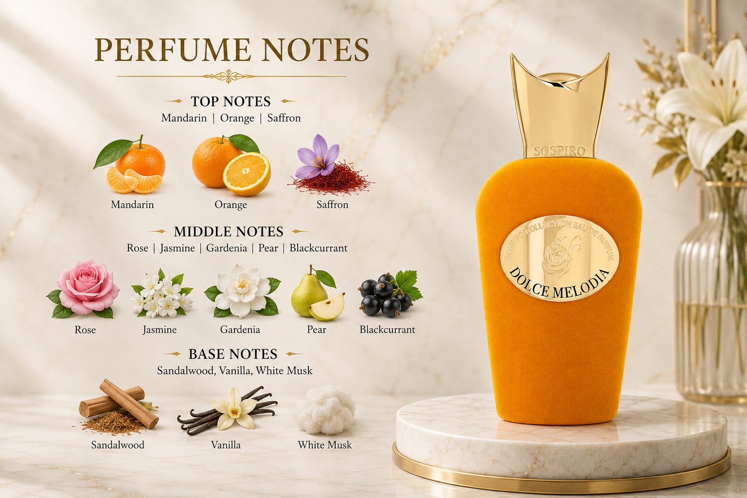 Sospiro Dolce Melodia Unisex Eau de Parfum
