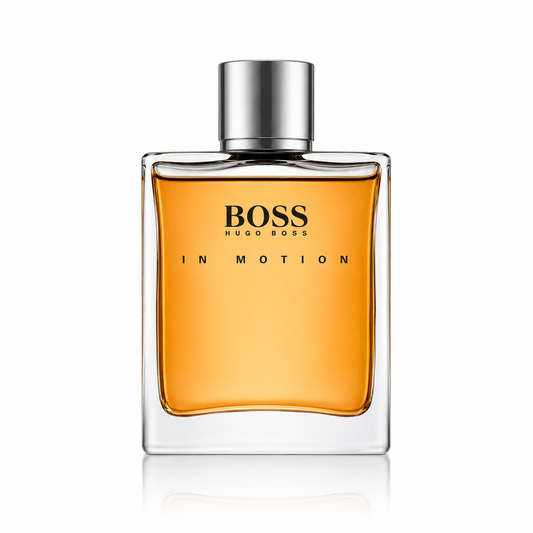 Hugo Boss Boss in Motion Eau de Toilette 100ml Spray for Men â€“ Fresh Spicy Woody Fragrance