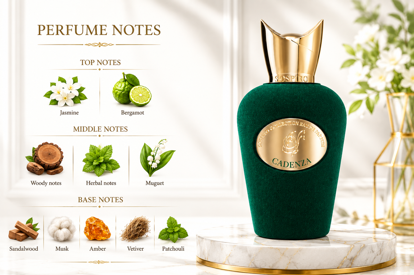 Sospiro Cadenza Unisex Eau de Parfum 100ml