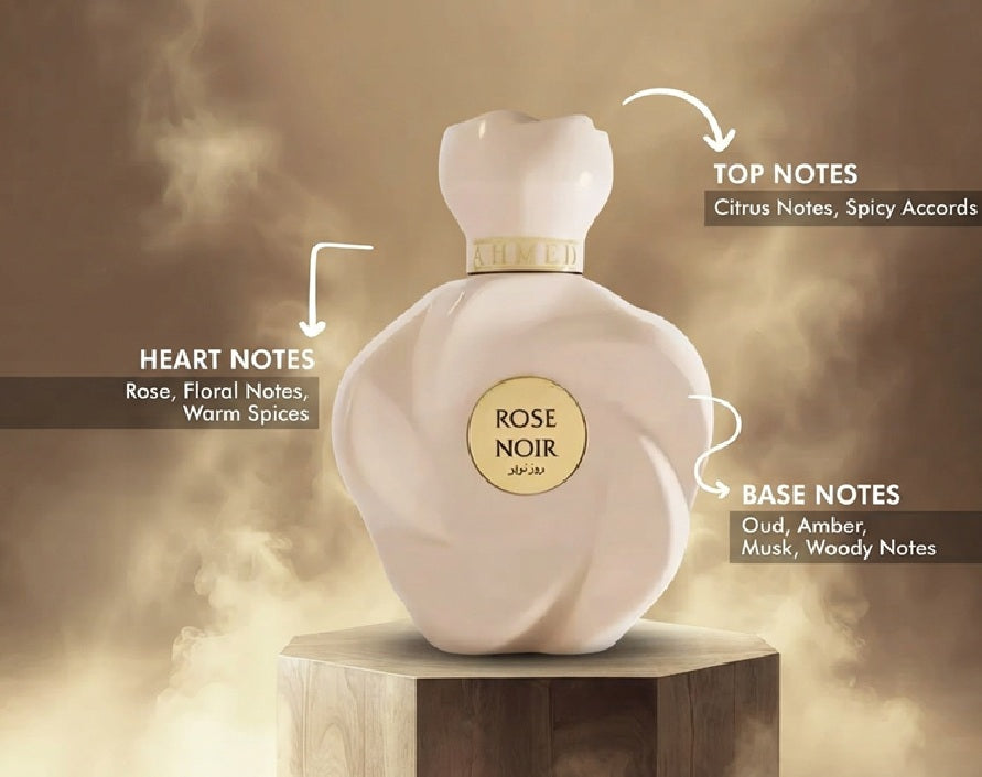 Ahmed Al Maghribi Rose Noir EDP 75ml