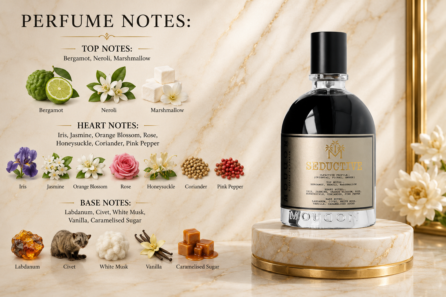 Moudon Seductive Extrait de Parfum 100ml – A Bold Expression of Allure & Elegance