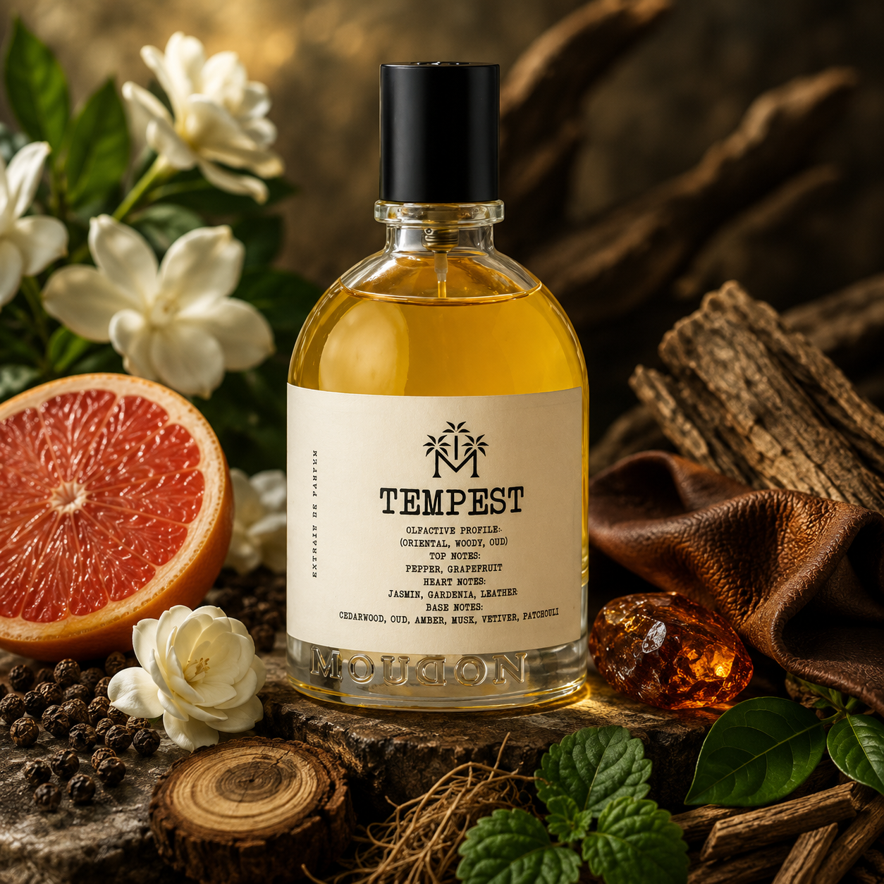 Moudon Tempest Extrait de Parfum 100ml – Bold, Smoky & Unforgettable