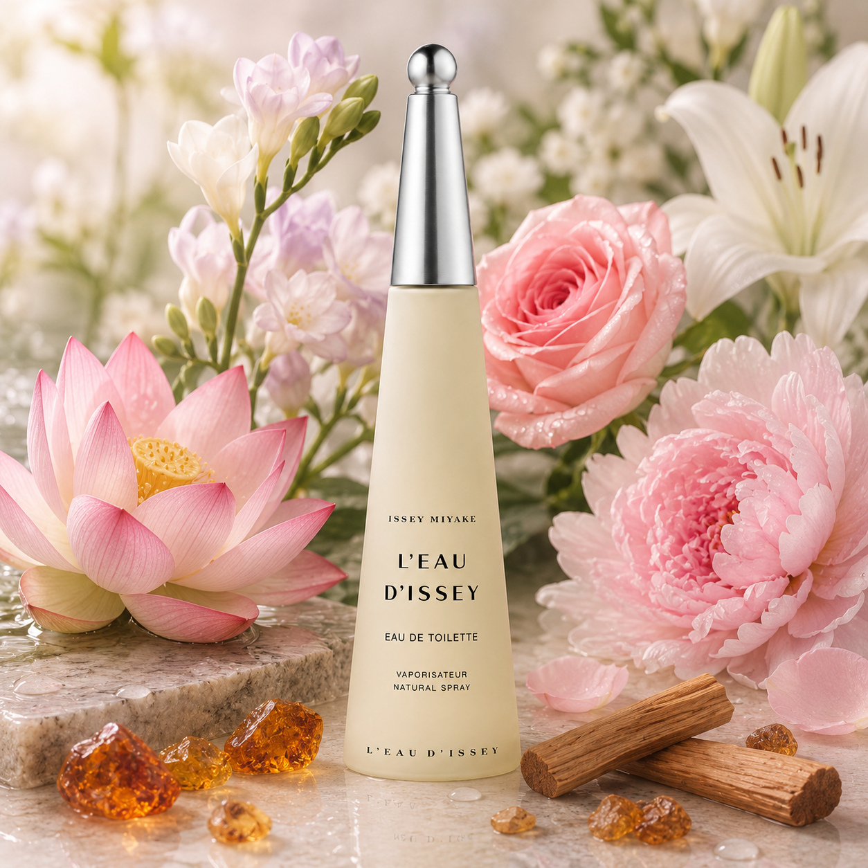 Issey Miyake L'Eau d'Issey Eau de Toilette 100ml Spray for Women â€“ Fresh Floral Aquatic Fragrance