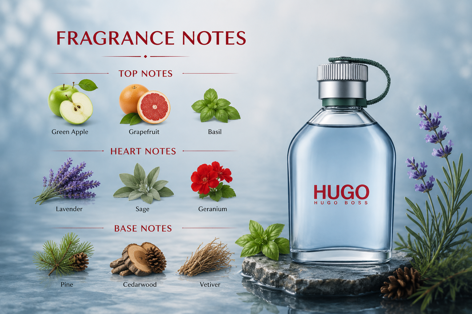 Hugo Boss Hugo Man Eau de Toilette 75ml Spray for Men â€“ Fresh Hugo Boss Hugo 75ml Eau de Toilette Spray for Men