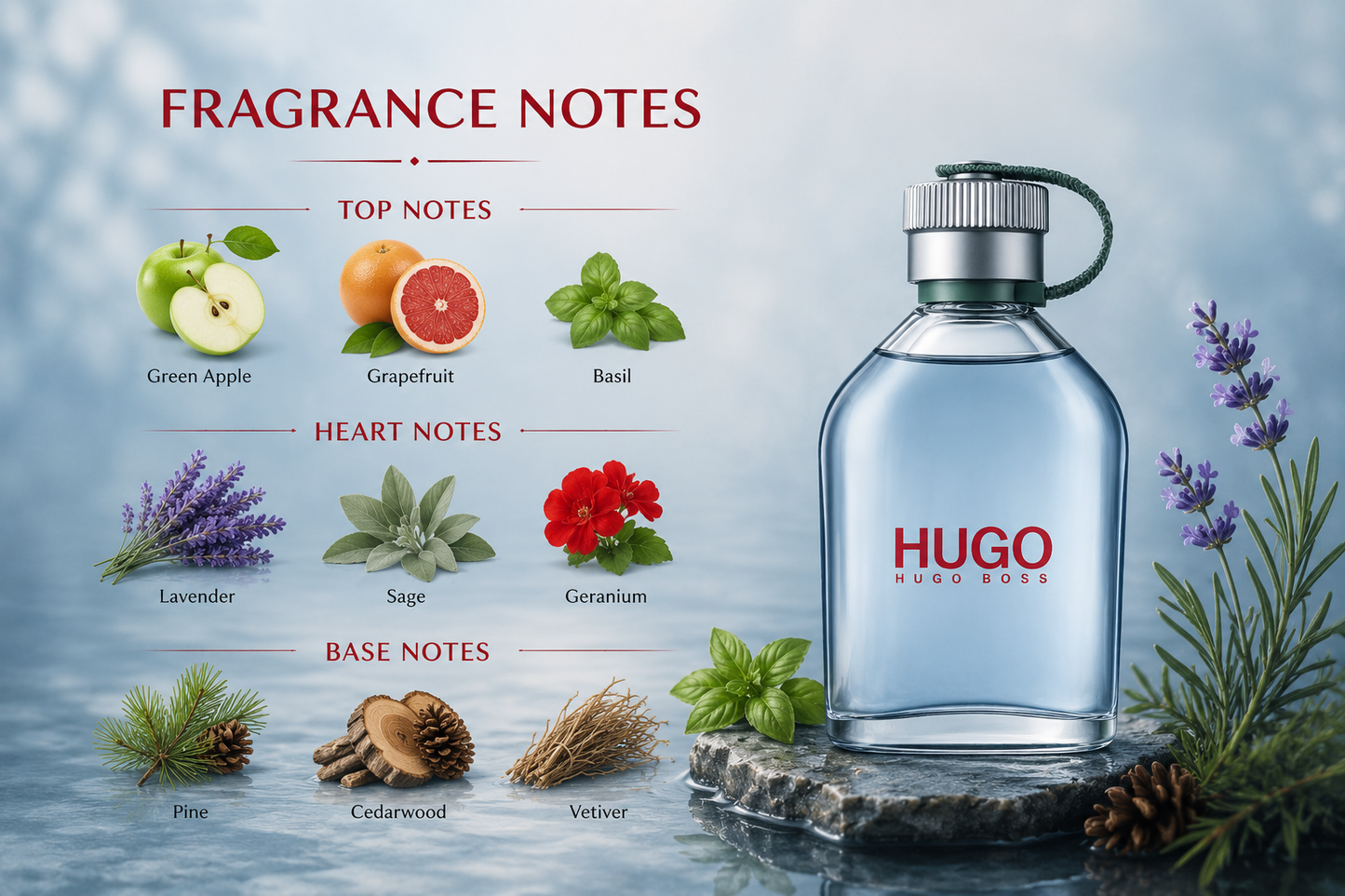 Hugo Boss Hugo Man Eau de Toilette 75ml Spray for Men â€“ Fresh Hugo Boss Hugo 75ml Eau de Toilette Spray for Men