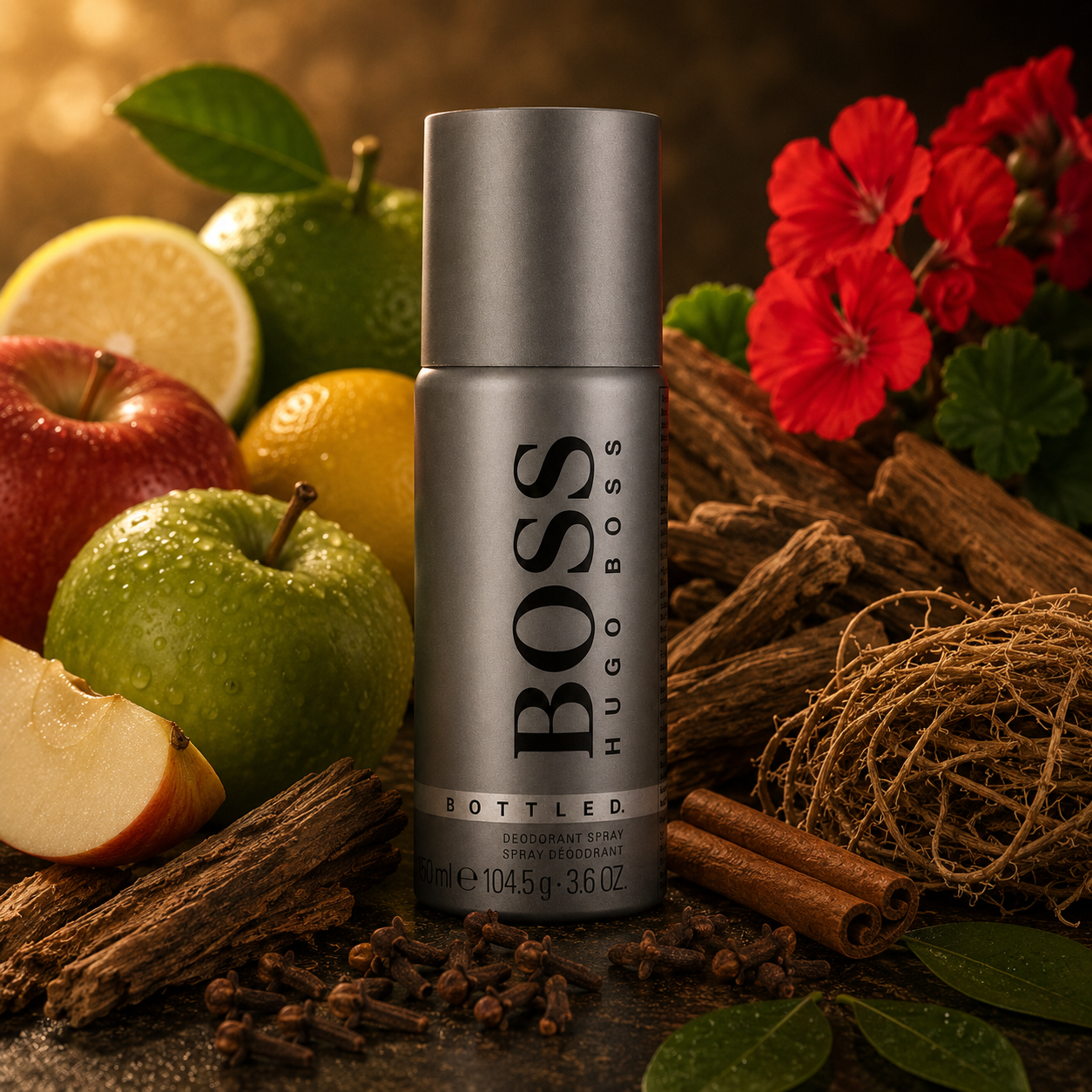 Hugo Boss Boss Bottled Deodorant Spray 150ml for Men â€“ Long-Lasting Freshness & Protection