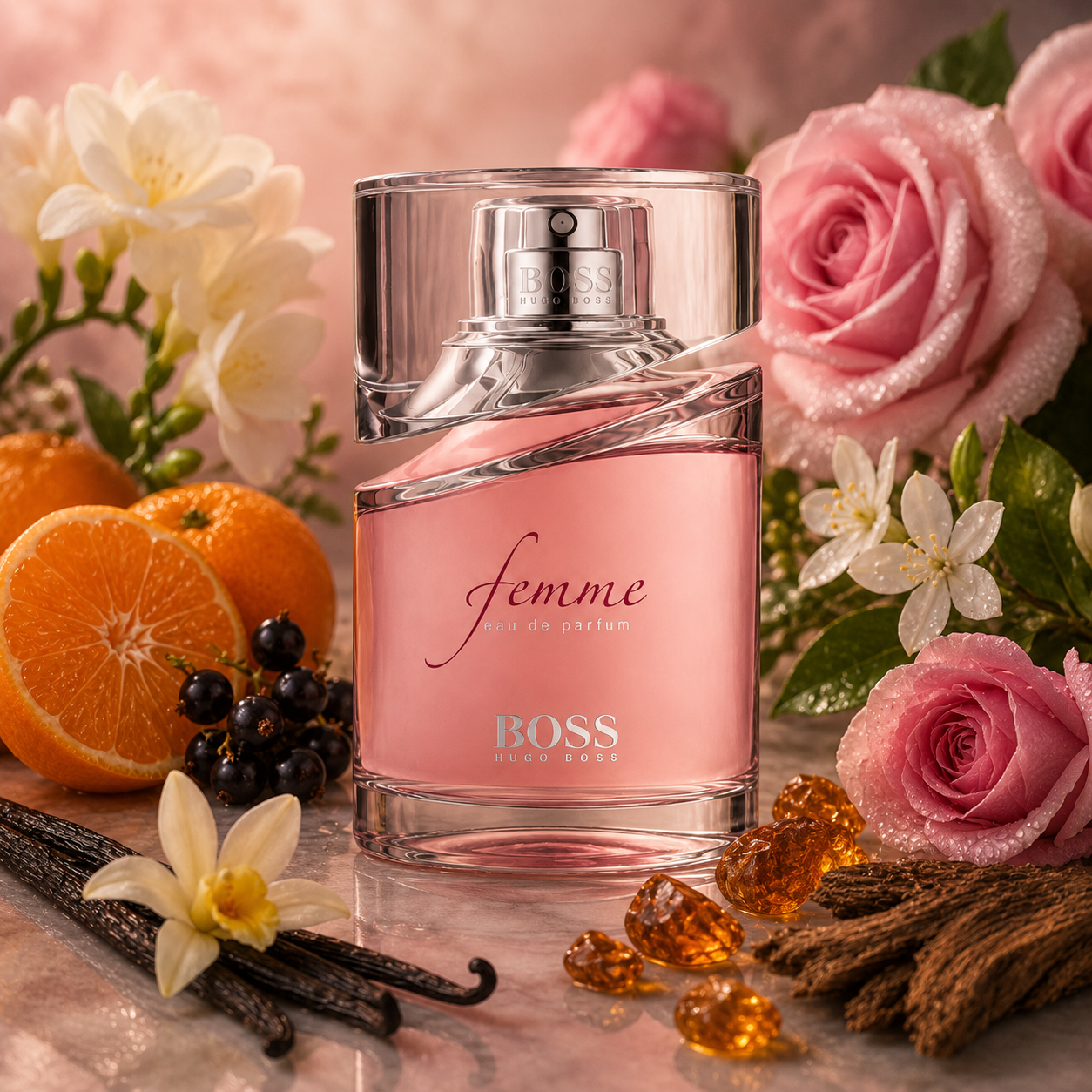 Hugo Boss Femme Eau de Parfum 30ml Spray for Women â€“ Elegant Floral Fruity Perfume