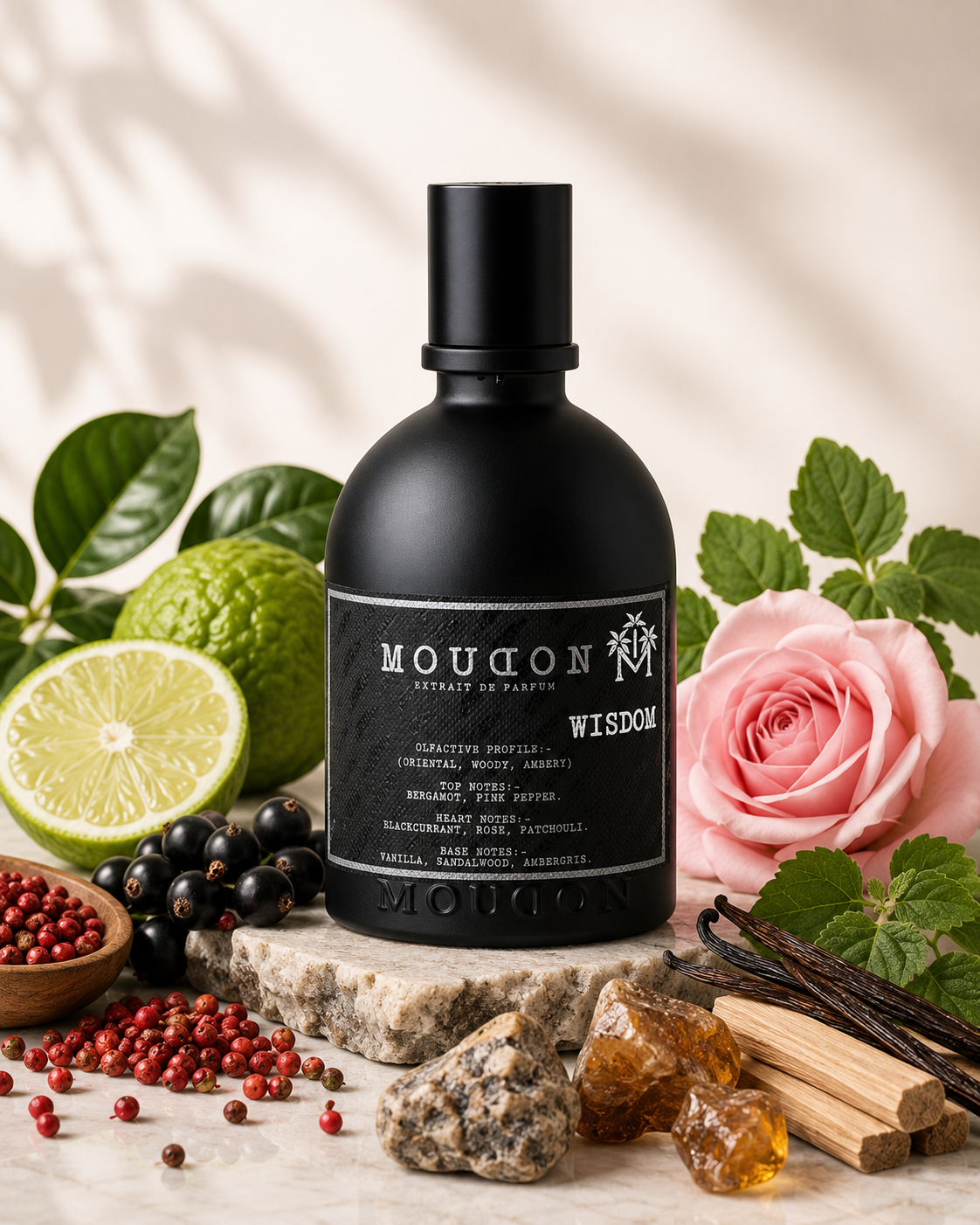 Moudon Wisdom Extrait de Parfum 100ml – A Refined Expression of Clarity & Sophistication