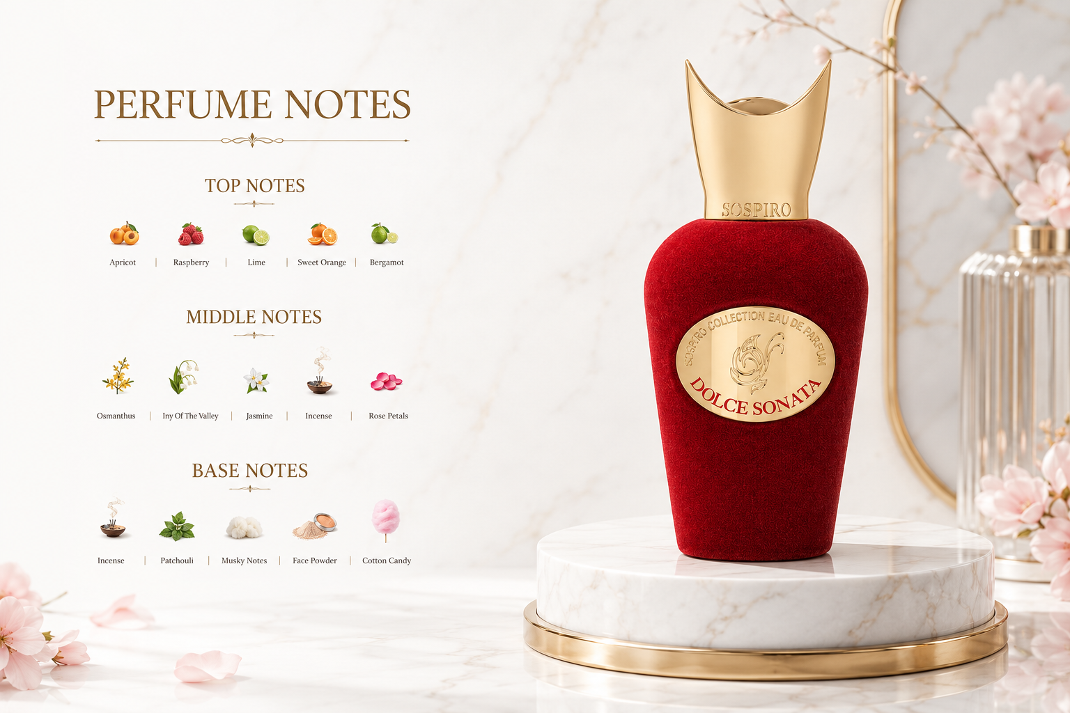 Sospiro Dolce Sonata Eau De Parfum 100ml