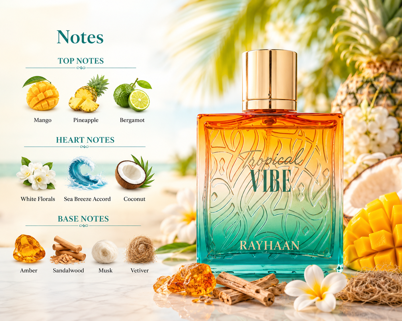 RAYHAAN TROPICAL VIBE 100ml EDP