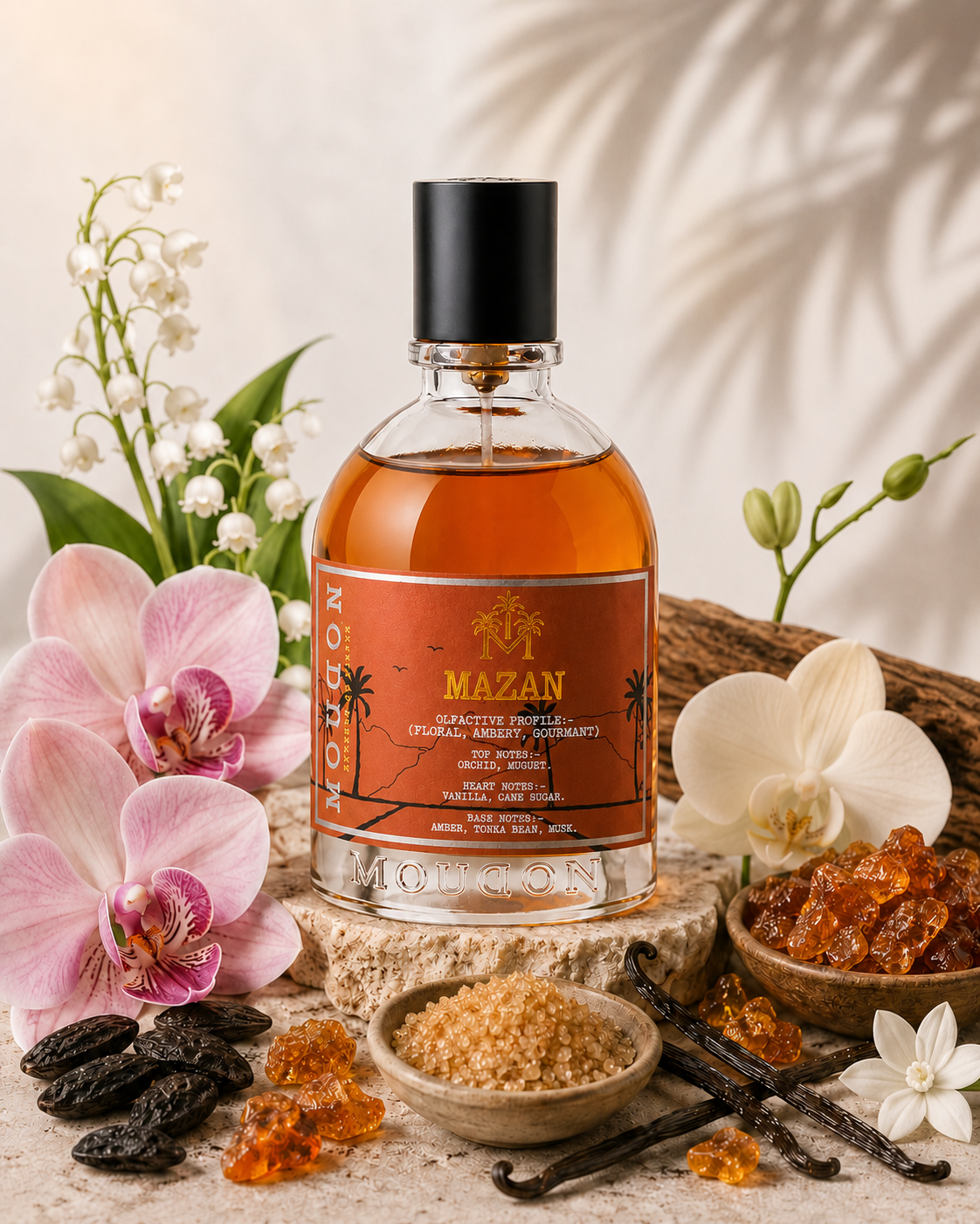 Moudon Mazan Extrait de Parfum 100ml – A Bold Blend of Citrus, Spice & Woods