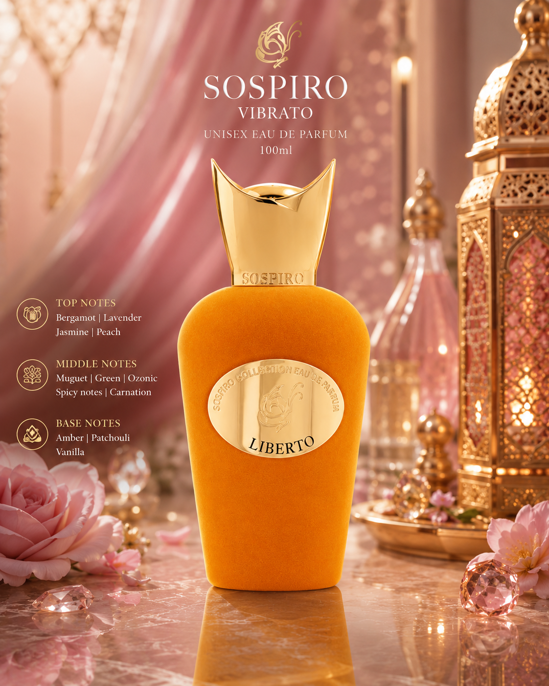 Sospiro Liberto Unisex Eau de Parfum 100ml