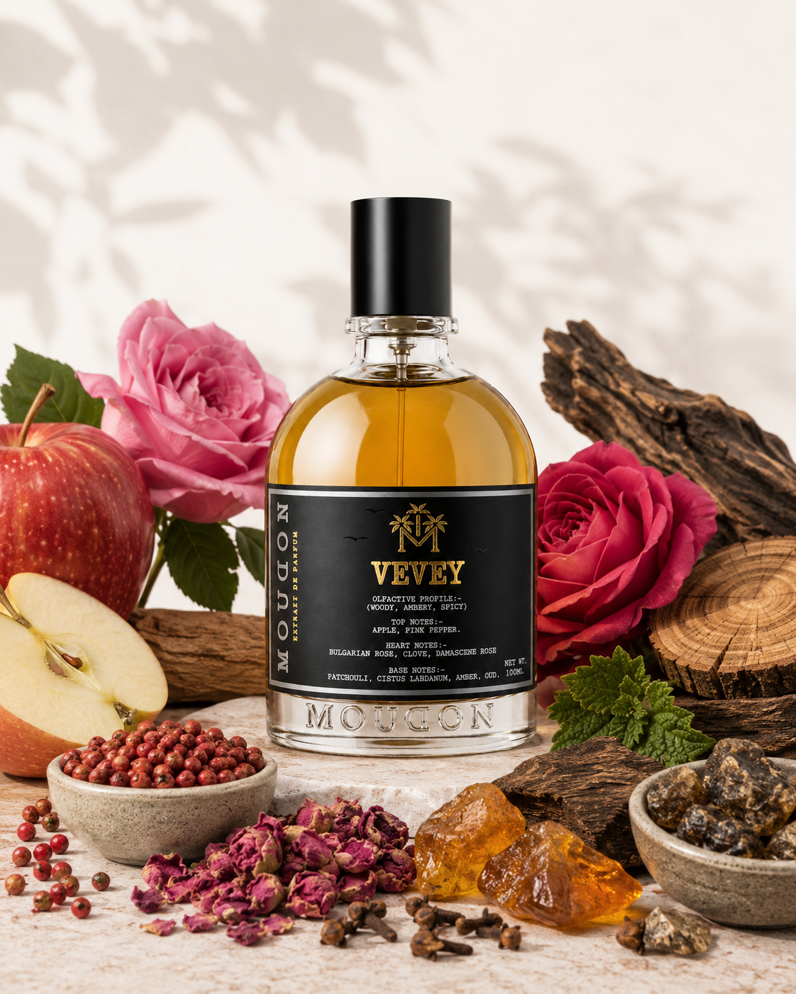 Moudon Vevey Extrait de Parfum 100ml – A Fresh & Sophisticated Unisex Fragrance