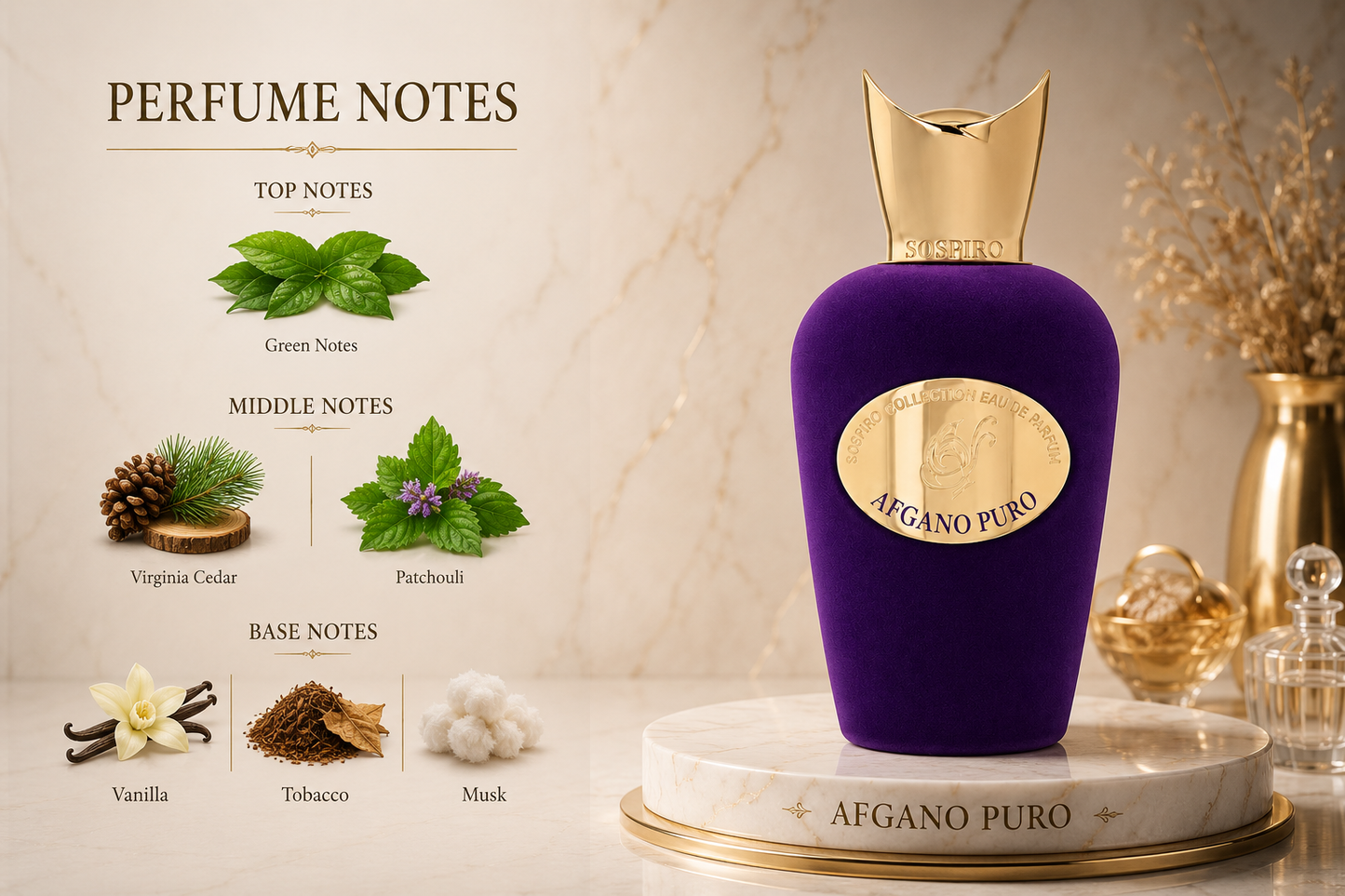 Sospiro Afgano Puro Unisex Eau de Parfum 100ml