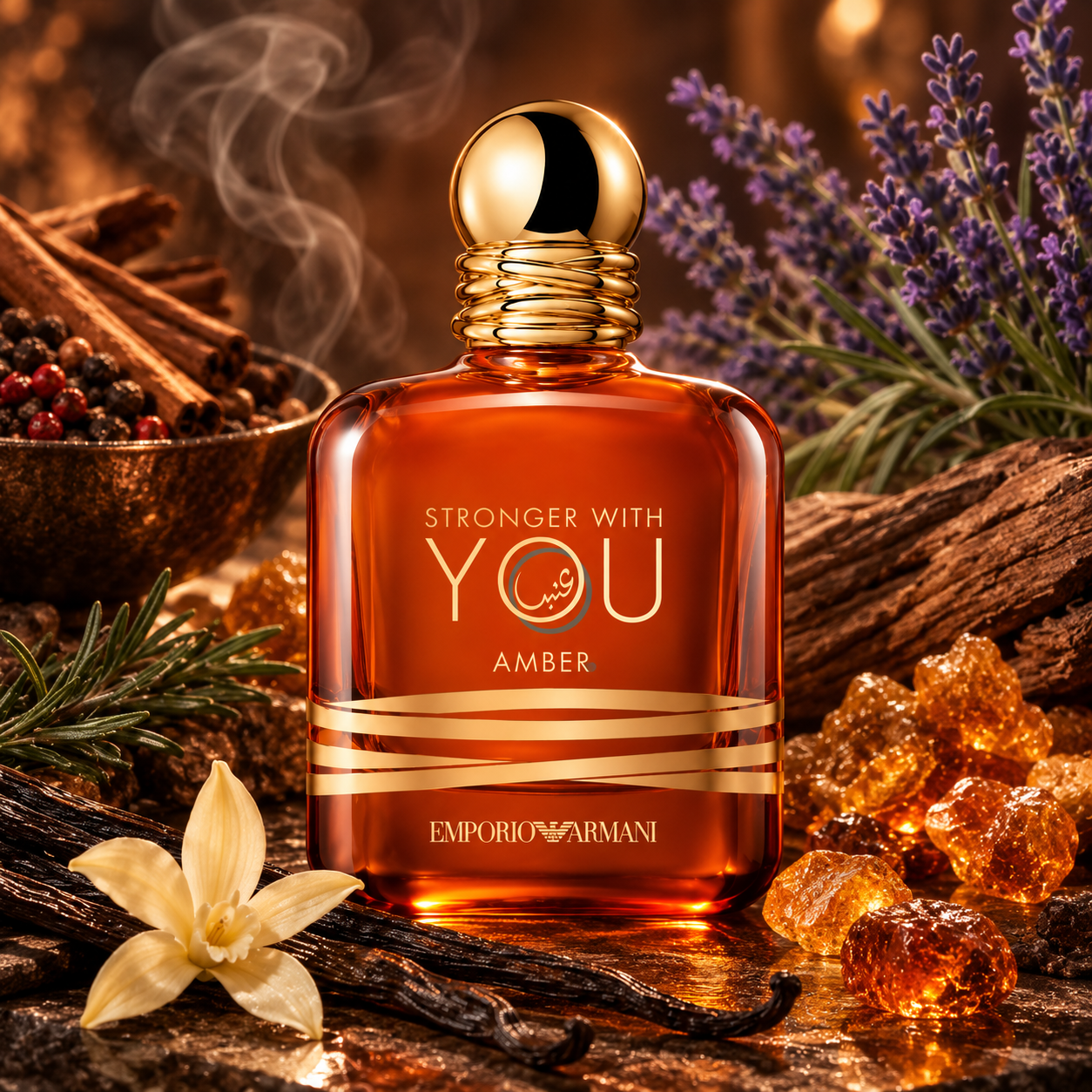 Emporio Armani Stronger With You Amber Unisex Eau De Parfum 100ml