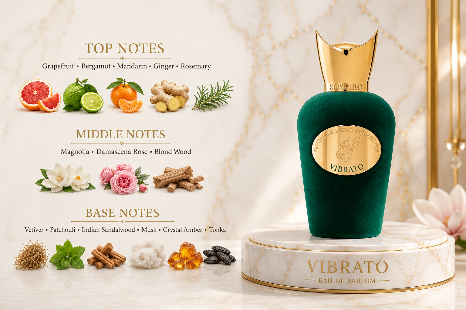 Sospiro Vibrato Unisex Eau de Parfum 100ml