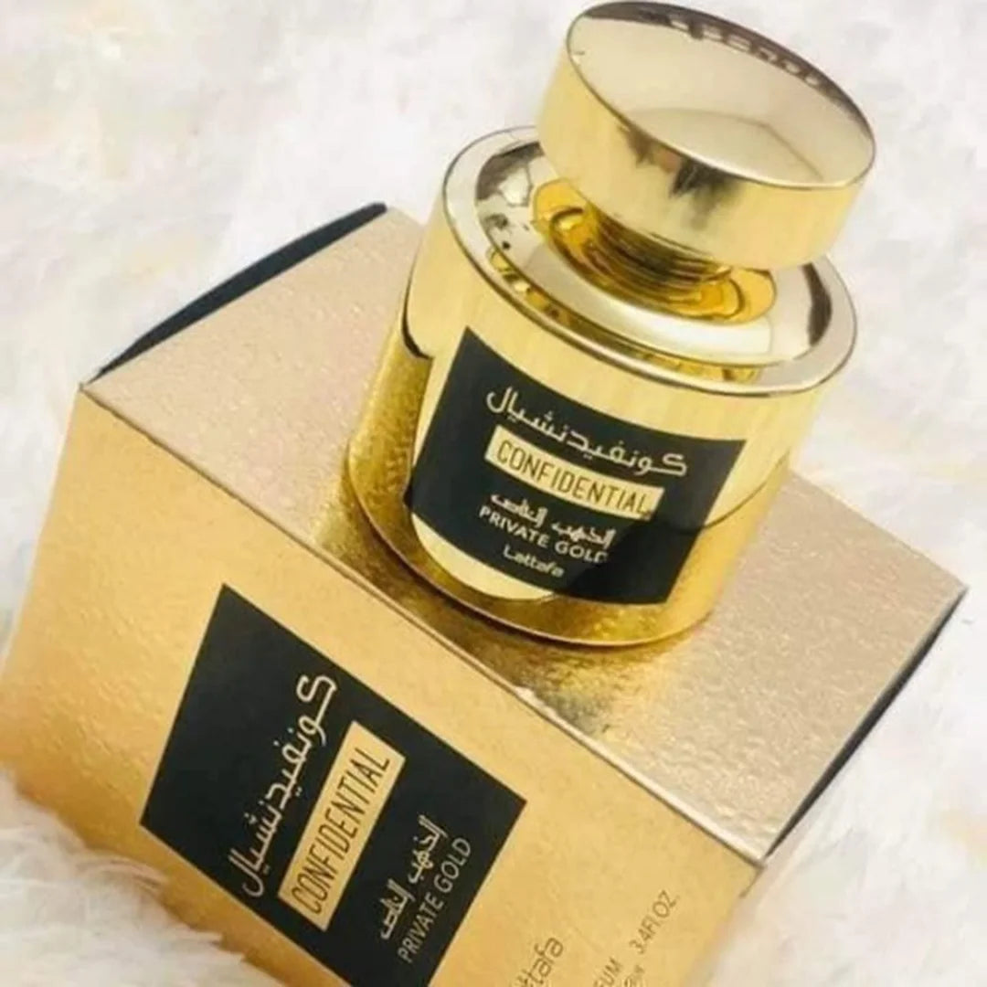 Lattafa Confidential Private Gold Unisex Eau de Parfum 100ml