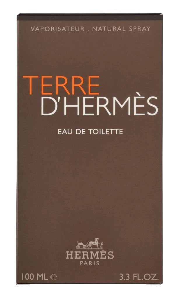 Hermes Terre d'Herme's Eau de Toilette 100ml Spray for Men - Woody Spicy Fragrance