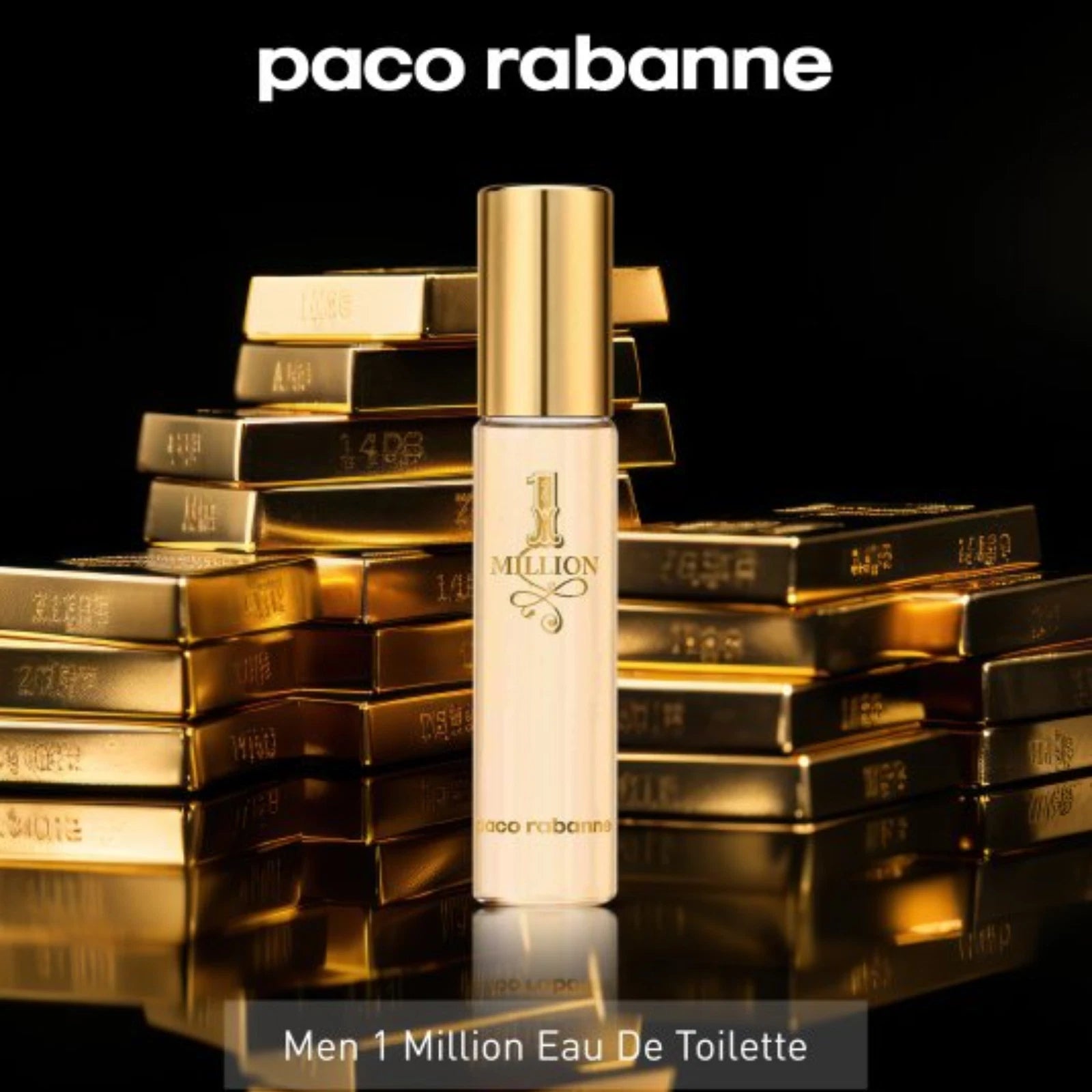 Rabanne 1 Million Eau de Toilette Spray 15ml for Men | Travel Size EDT