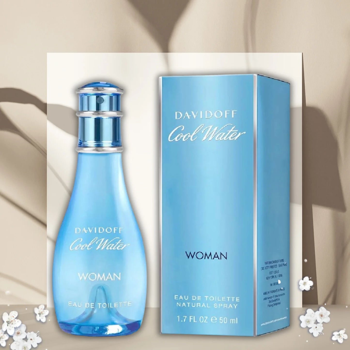 Davidoff Cool Water Woman Eau de Toilette 50ml for Women
