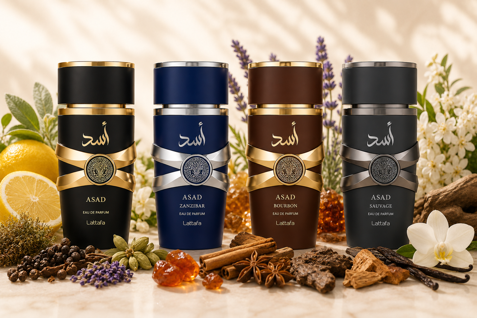 Lattafa Asad Collection Gift Set 25ml x 4