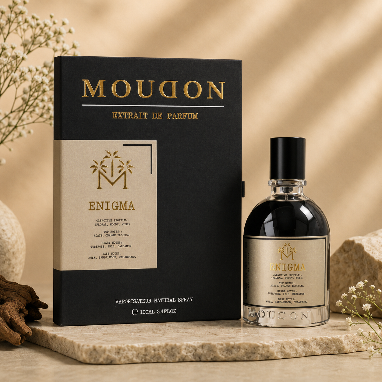 Moudon Enigma Extrait de Parfum 100ml – A Mysterious & Sophisticated Unisex Fragrance
