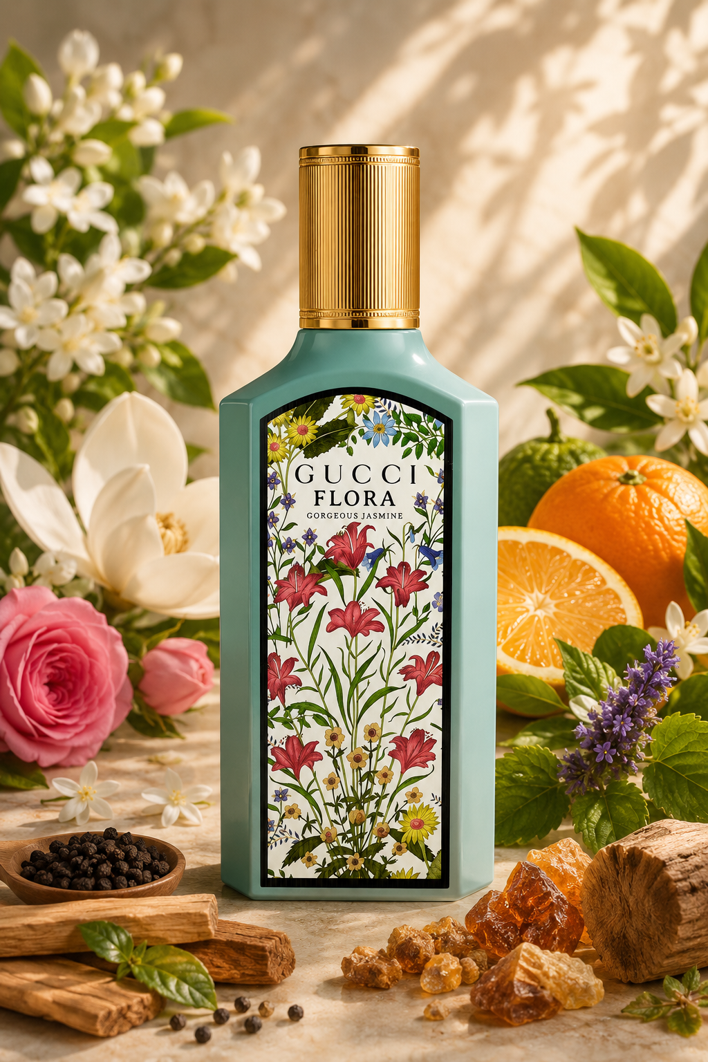 Gucci Flora Gorgeous Jasmine 100ml EDP Spray