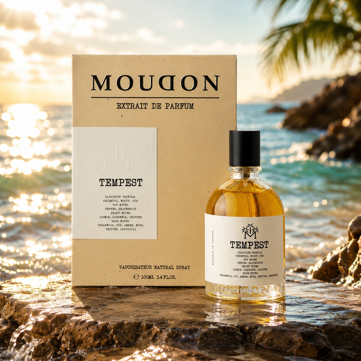 Moudon Tempest Extrait de Parfum 100ml – Bold, Smoky & Unforgettable