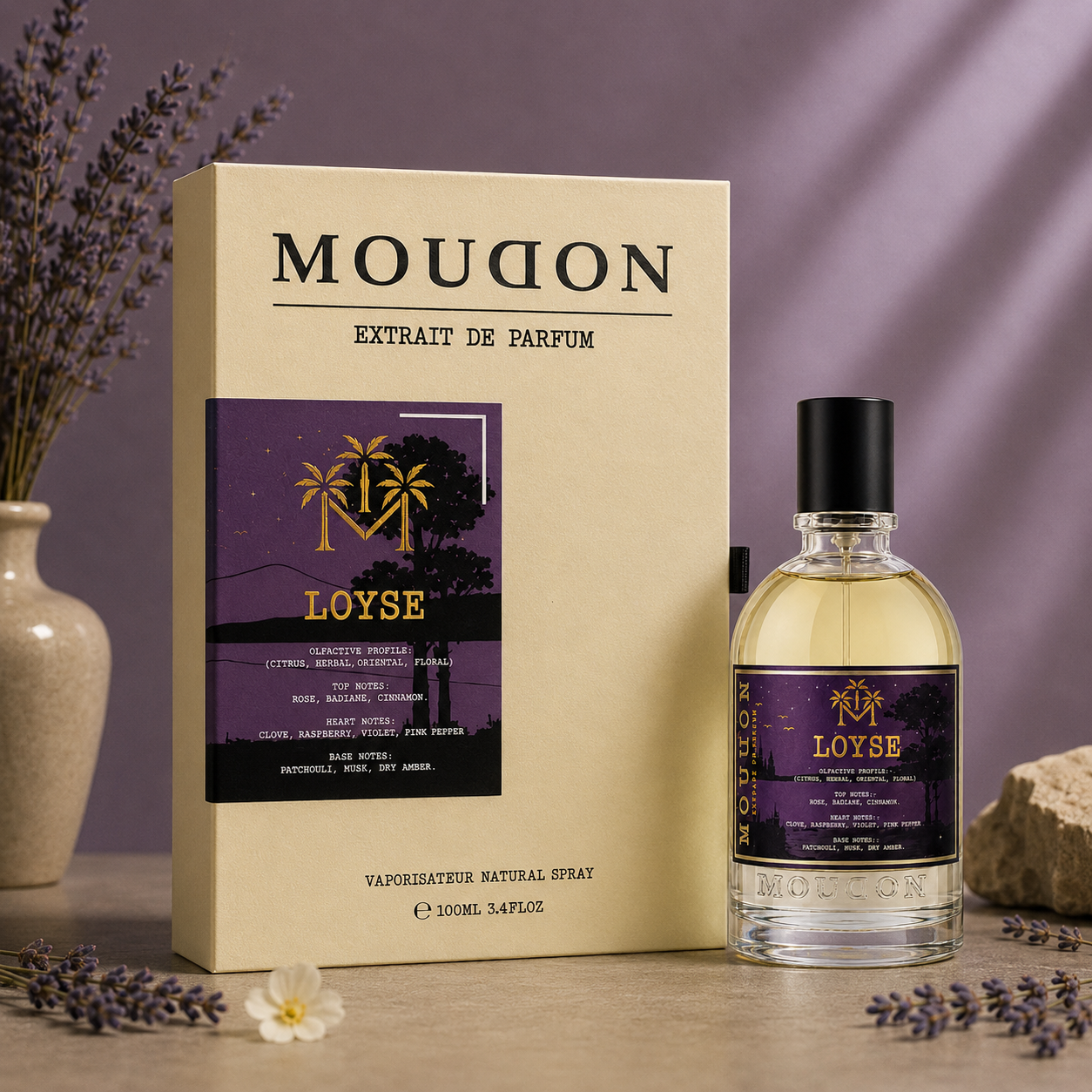 Moudon Loyse Extrait de Parfum 100ml – A Sophisticated & Timeless Unisex Fragrance