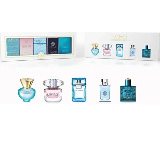 Versace Miniatures Unisex Eau de Toilette Spray 5ml x 5 Gift Set