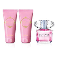 VERSACE BRIGHT CRYSTAL EDT-S 90ML + SG 100ML+BL 100ML+POUCH