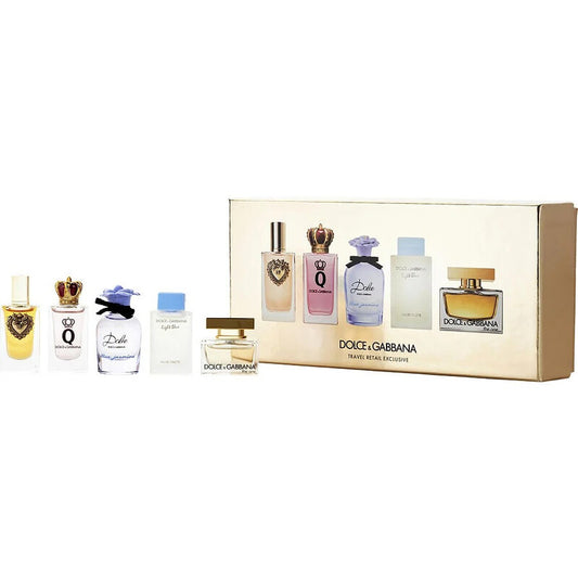 Dolce &amp; Gabbana Womenâ€™s Mini Set 4 x 5ml â€“ Devotion, Q &amp; Blue Jasmine
